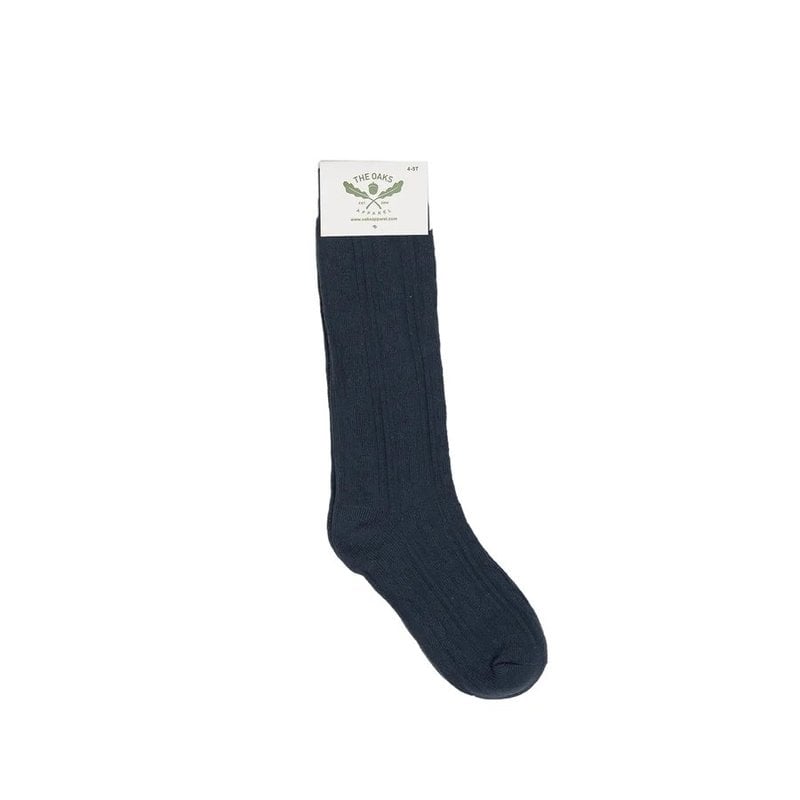 THE OAKS APPAREL COMPANY TODDLER SOCKS - NAVY BRAIDED