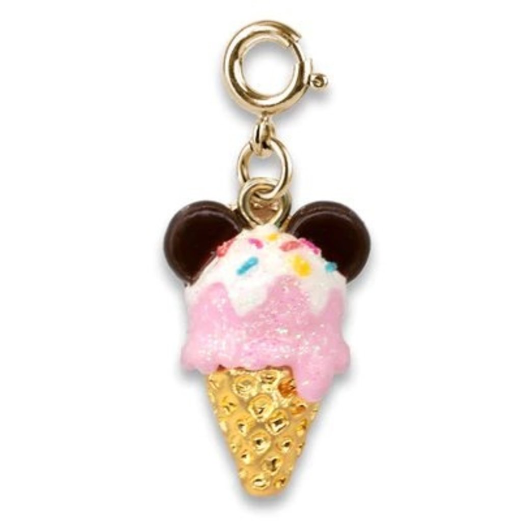 CHARM IT! GOLD MICKEY ICE CREAM CHARM