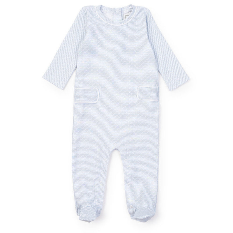 Lila + Hayes PRESTON ROMPER - DOT N DASH BLUE