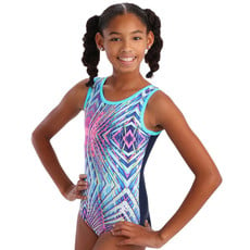 SNOWFLAKE DESIGNS CRYSTAL DAZE LEOTARD WITH SCRUNCHIE