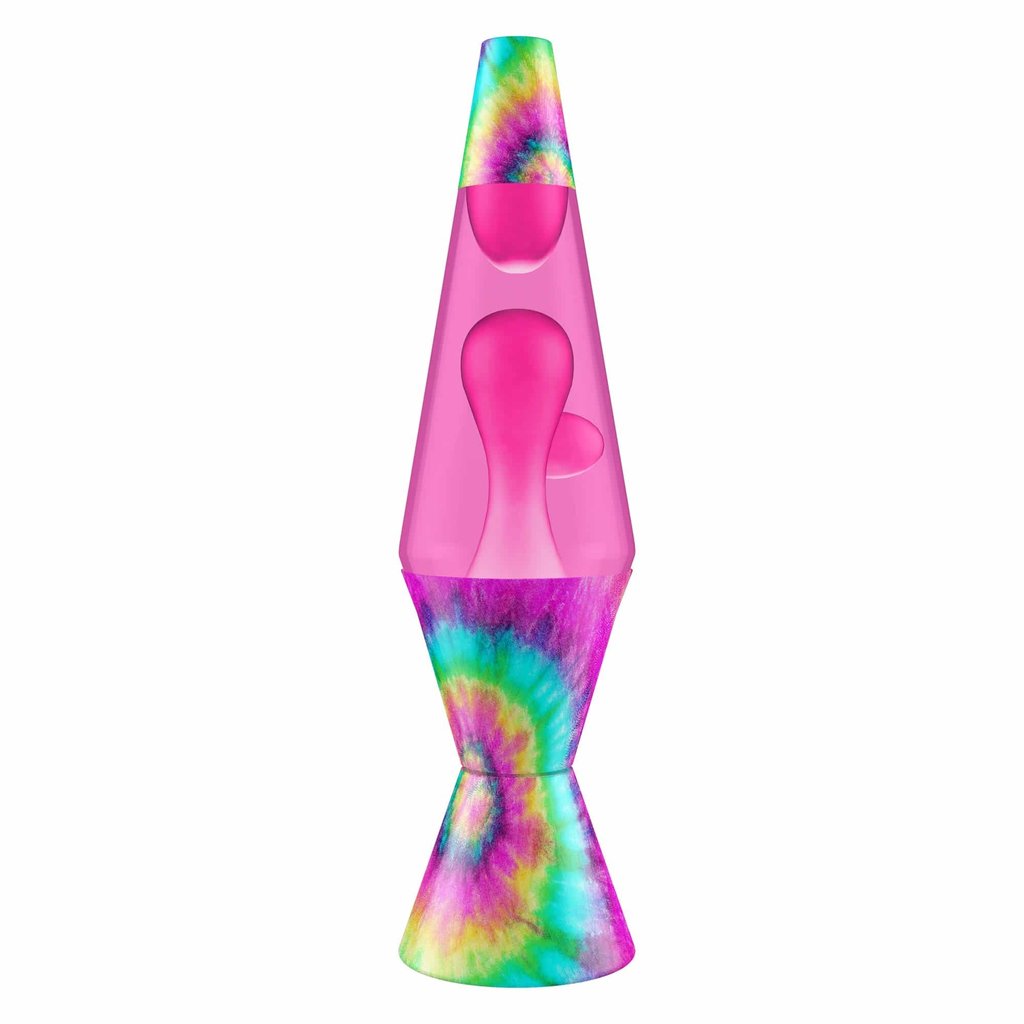 SCHYLLING 14.5"LAVA LAMP - SPIRAL TIE DYE