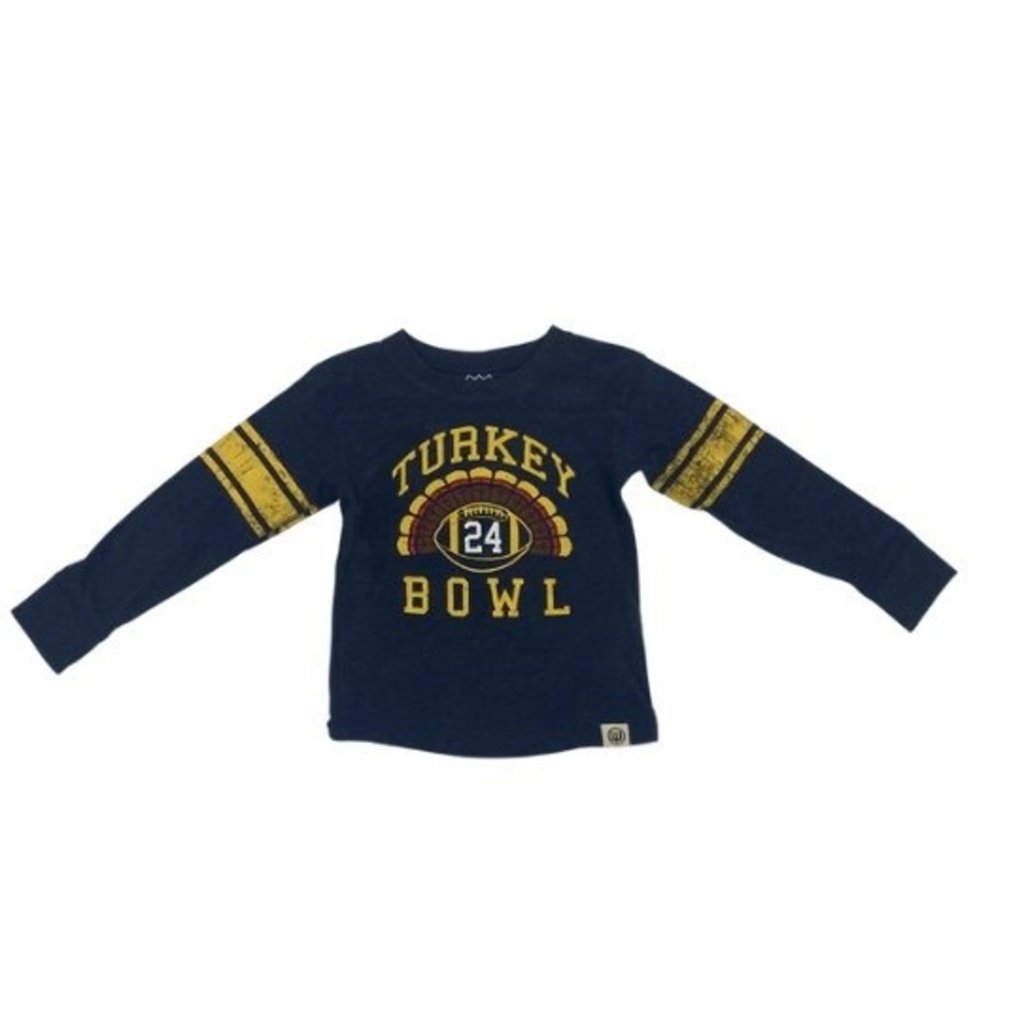 WES AND WILLY TURKEY BOWL STRIPE JERSEY - MIDNIGHT