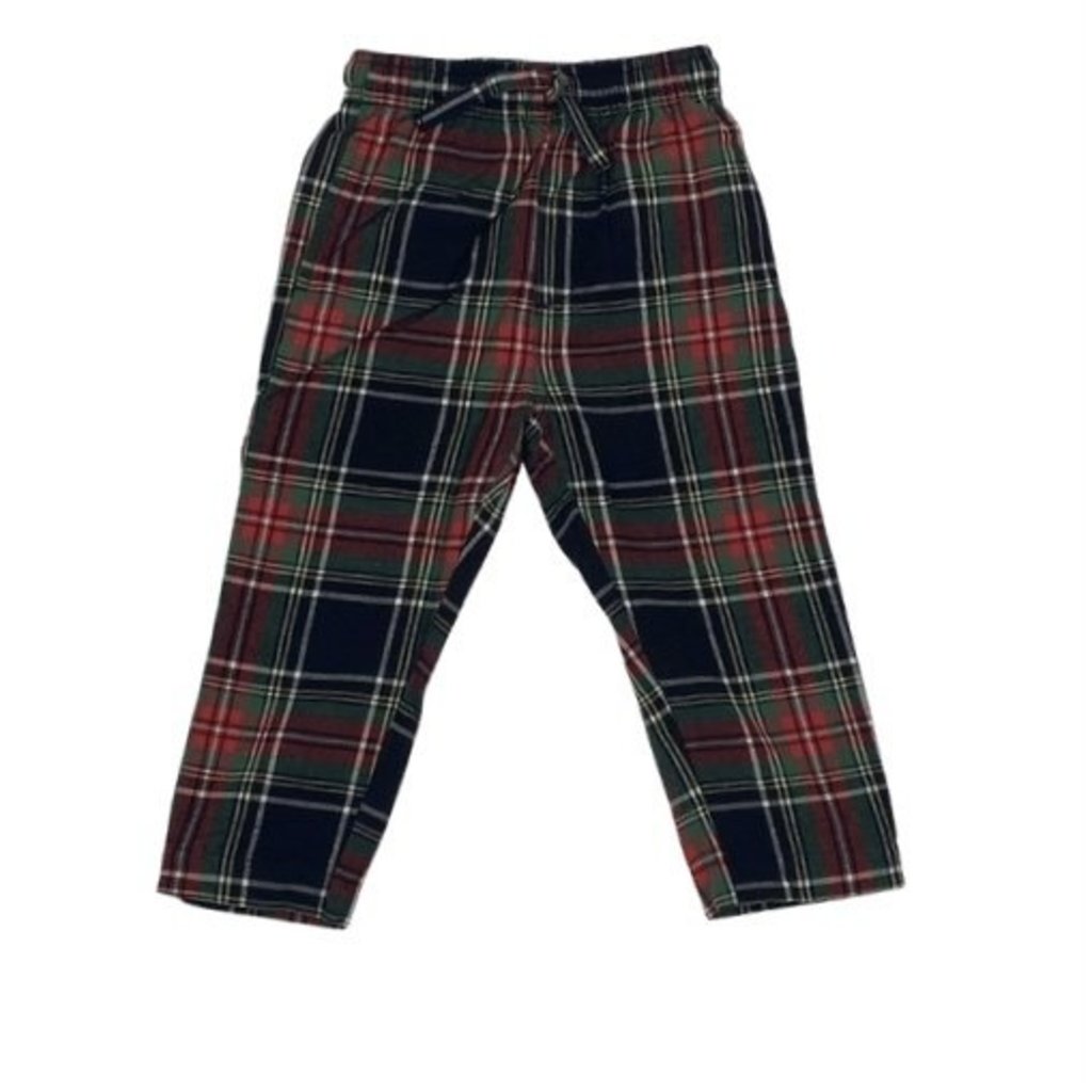 WES AND WILLY BLACK PLAID PANT