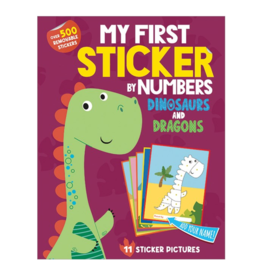 MY FIRST STICKER BY NUMBERS: DINOSAURS AND DRAGONS