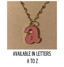 KIKI & LIVY GIRLS 14" NECKLACE W/INITIAL