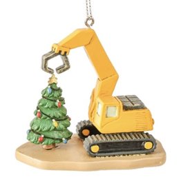 Ganz RESIN ORNAMENT - EXCAVATOR