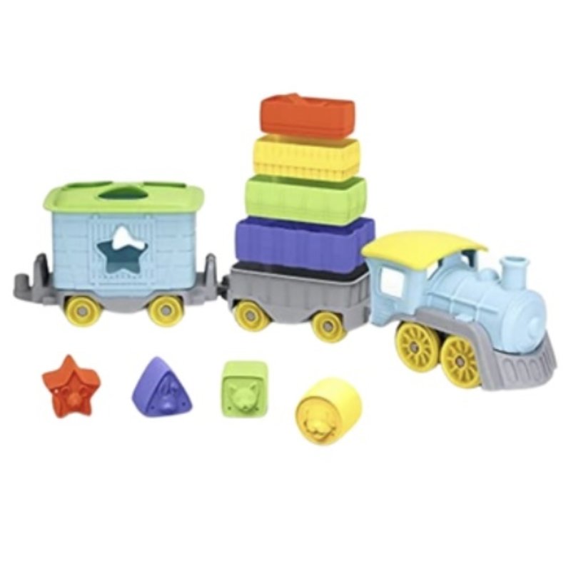 GREEN TOYS STACK & SORT TRAIN