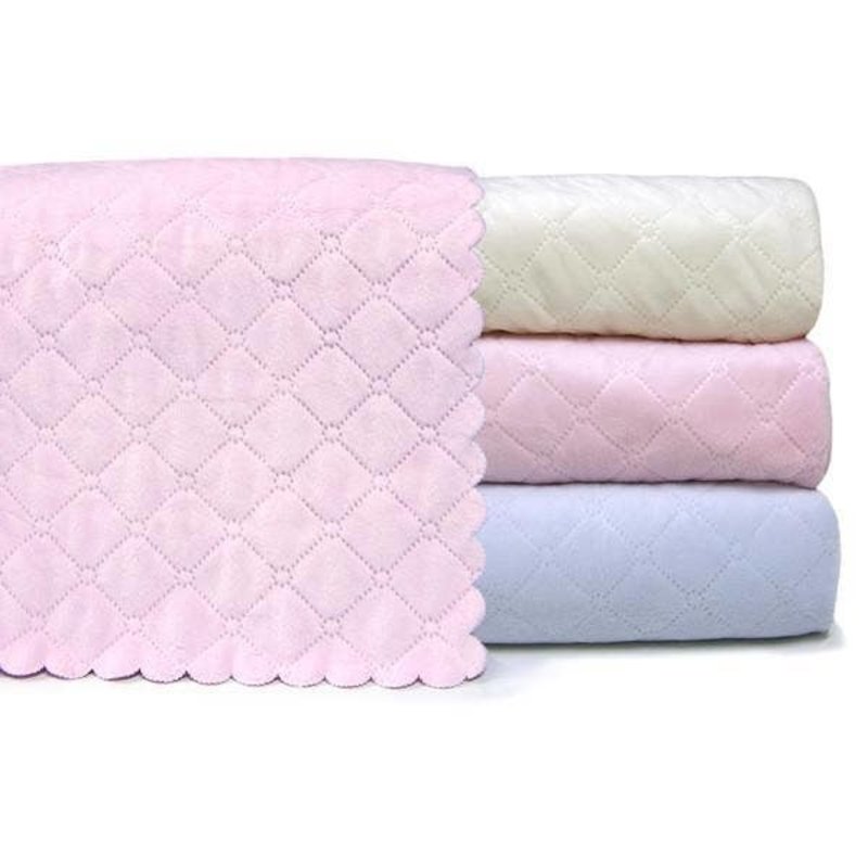 NANAS SINGLE FACE QUILTED PLUSH BABY BLANKET