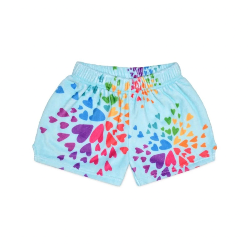 ISCREAM BURSTING HEARTS PLUSH SHORTS