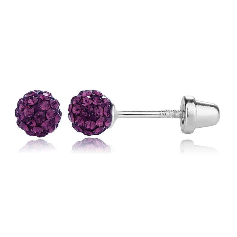 CHERISHED MOMENTS SS BIRTHSTONE STARDUST EARRING