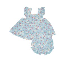 ANGEL DEAR BTRFLY SLV PINAFORE TOP & DIAPER COVER - SWEET CHAMOMILE