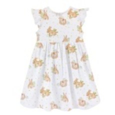BABY CLUB CHIC ADORABLE BUNNIES TODDLER DRESS