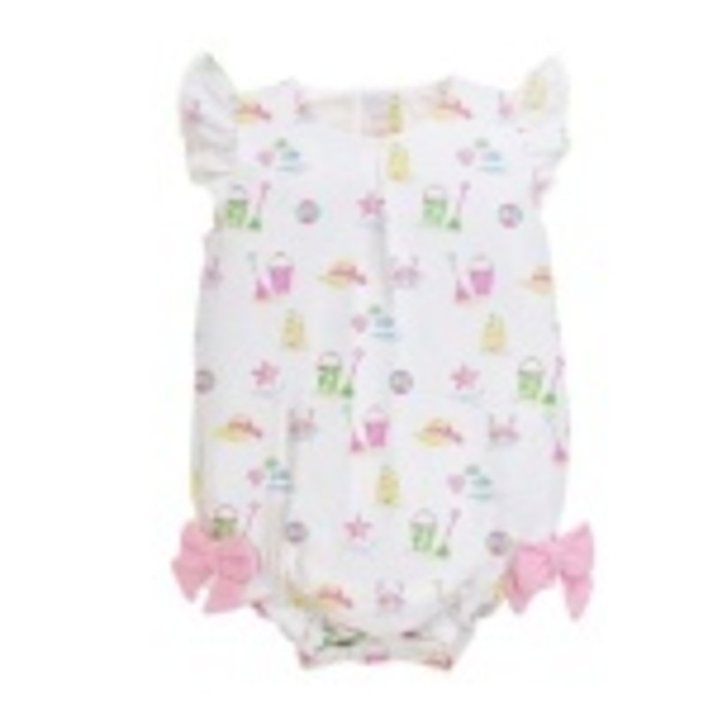 Baby Club Chic Tiny Sails Light Blue Bib Bubble with Embroidery main image 1