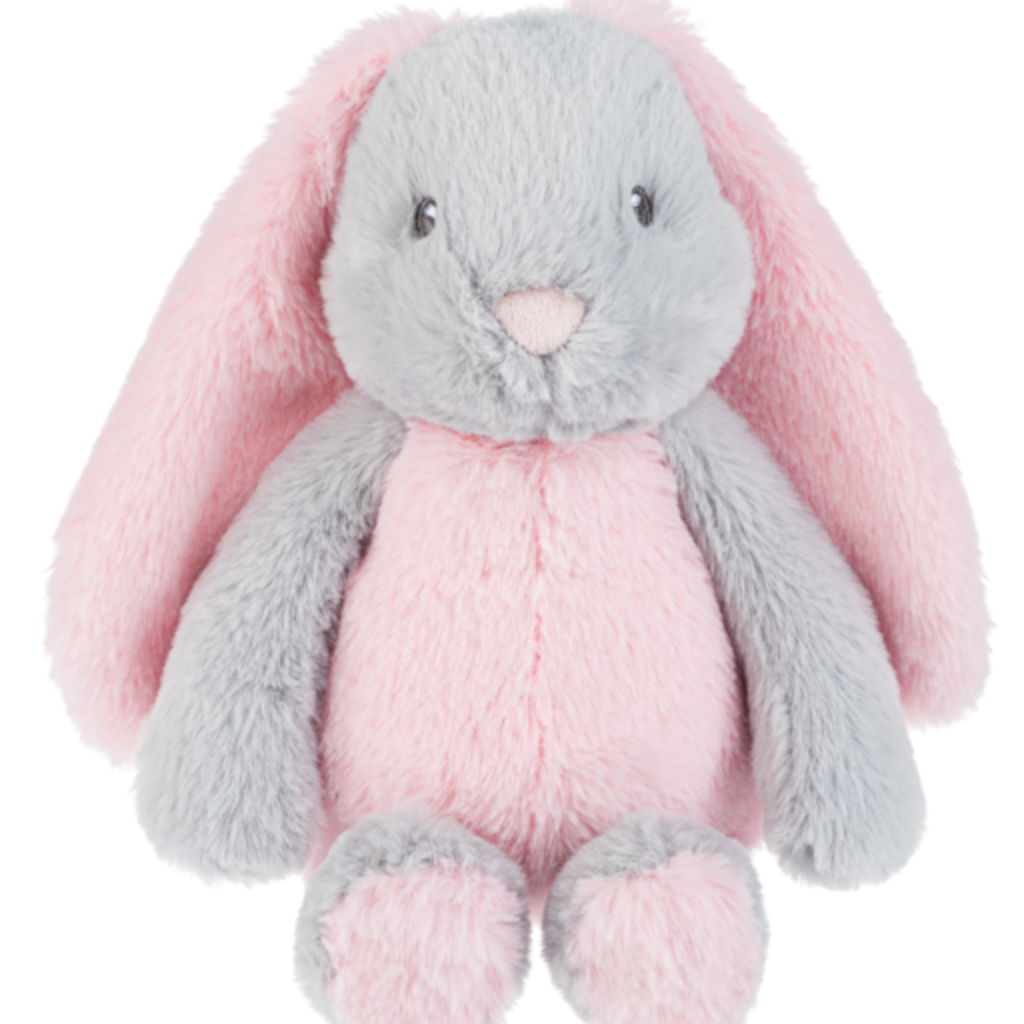 Ganz 11IN DOWNY BUNNY - PINK/GREY