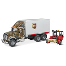 BRUDER UPS LOGISTICS TRUCK & FORKLIFT