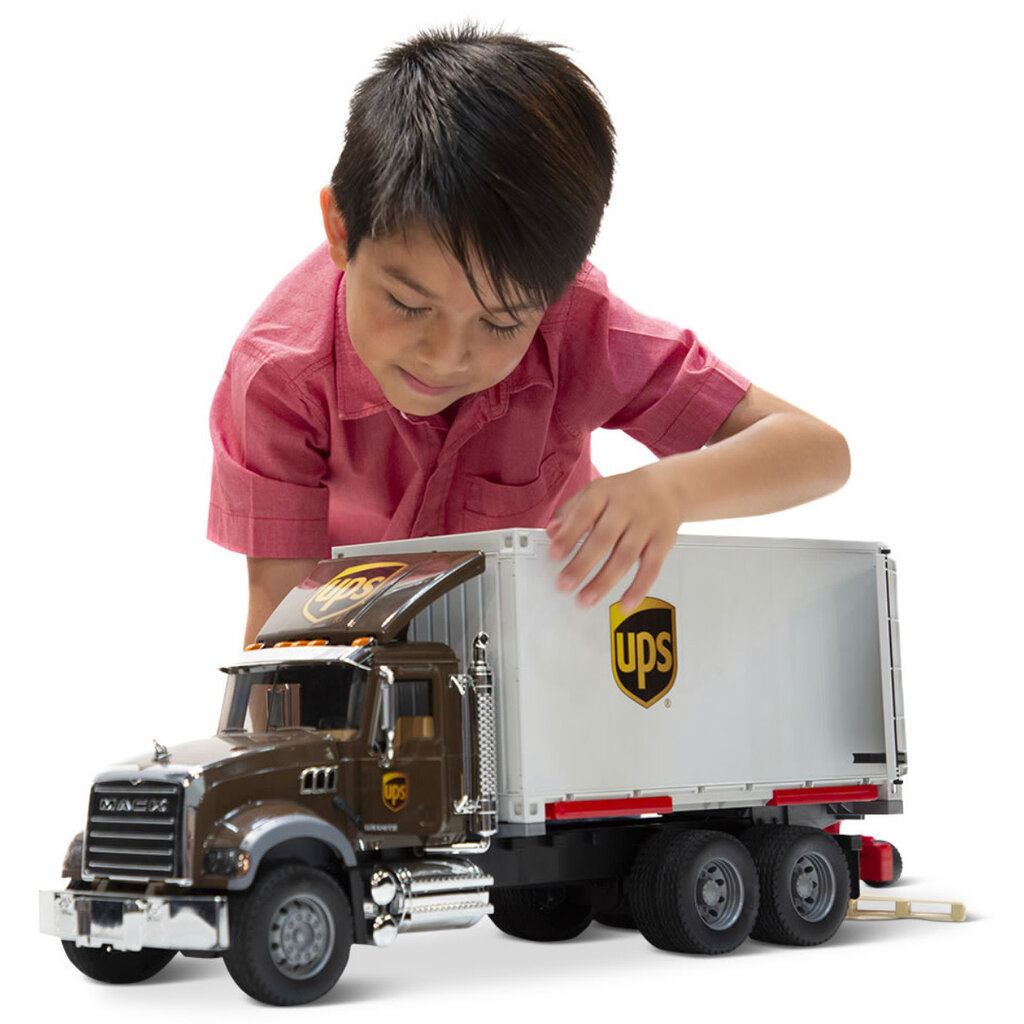 BRUDER UPS LOGISTICS TRUCK & FORKLIFT