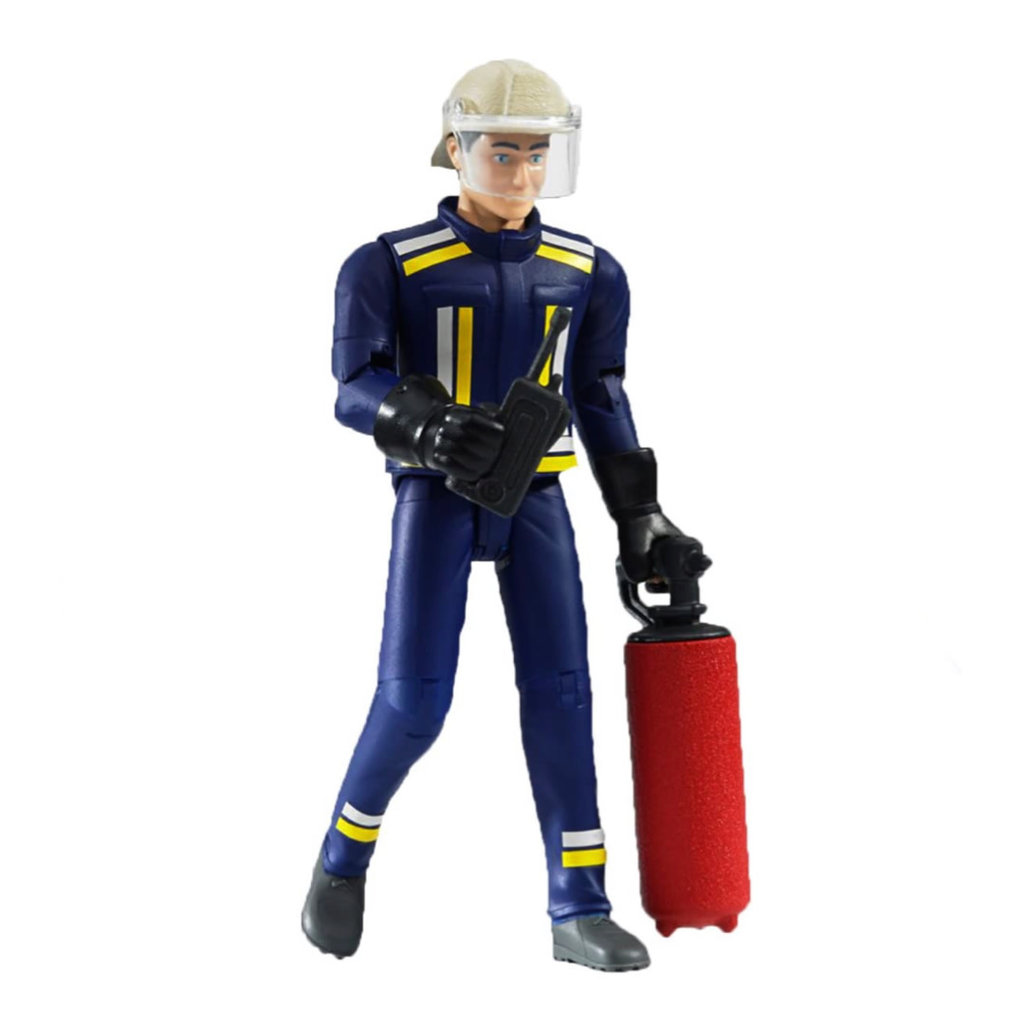 BRUDER FIREMAN WITH ACCESSORIES