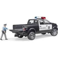 BRUDER POLICE RAM 2500 WITH POLICEMAN AND L/S MODULE