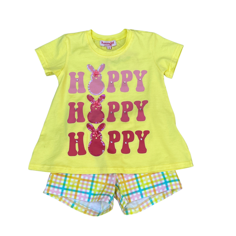 Hoppy Cap Swing & Milly Short - Yellow/Plaid