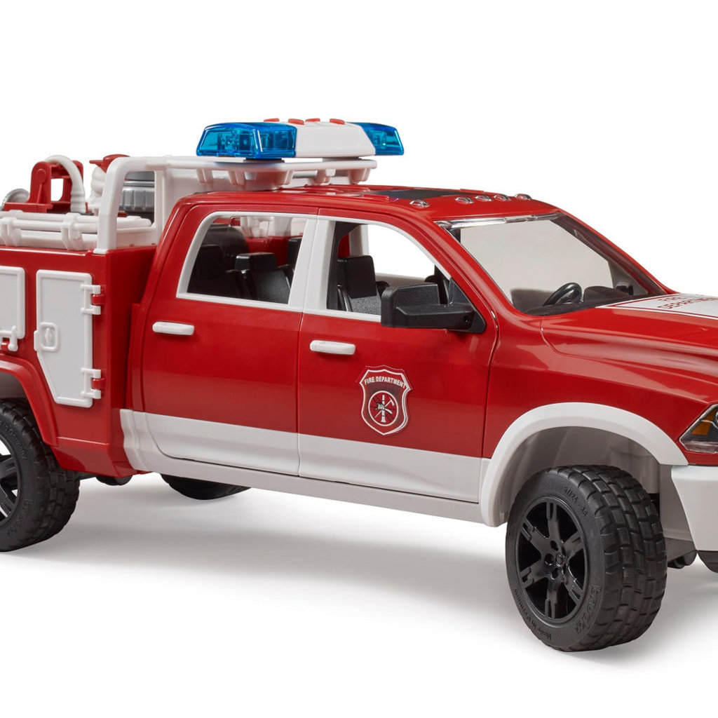 BRUDER RAM Fire Rescue Truck w  Light/Sound Module