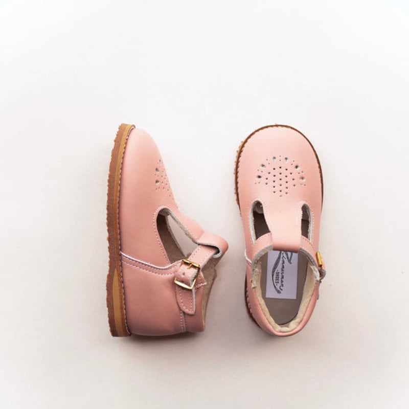 ZIMMERMAN SHOES GRETA T-STRAP - BLUSH