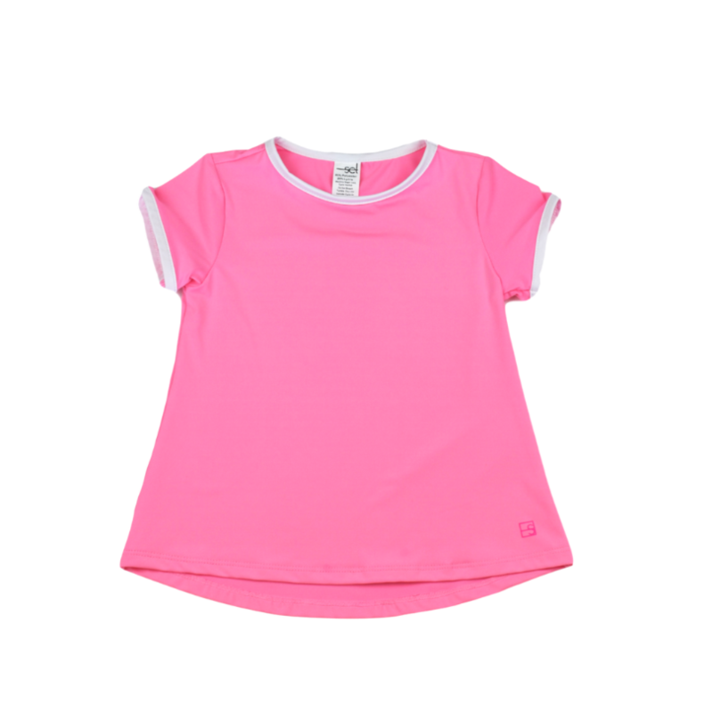 SET ATHLEISURE Bridget Basic T - Pink/White