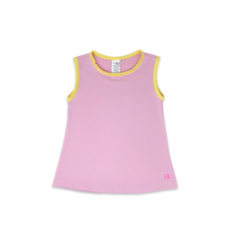 SET ATHLEISURE Tori Tank - Light Pink/Yellow