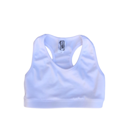 ERGE SOLID SPORTS BRA - WHITE