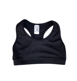 ERGE SOLID SPORTS BRA - BLACK