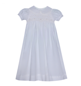 BABY SEN WHITE RILEY GIRL BAPTISM GOWN