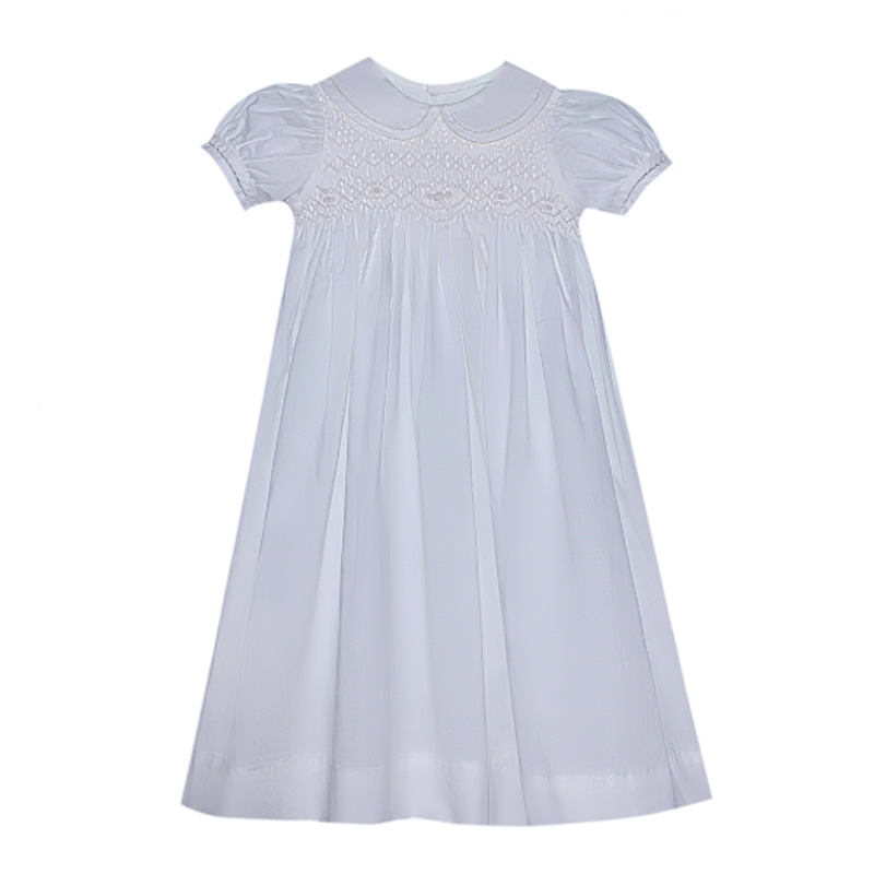 BABY SEN WHITE RILEY GIRL BAPTISM GOWN