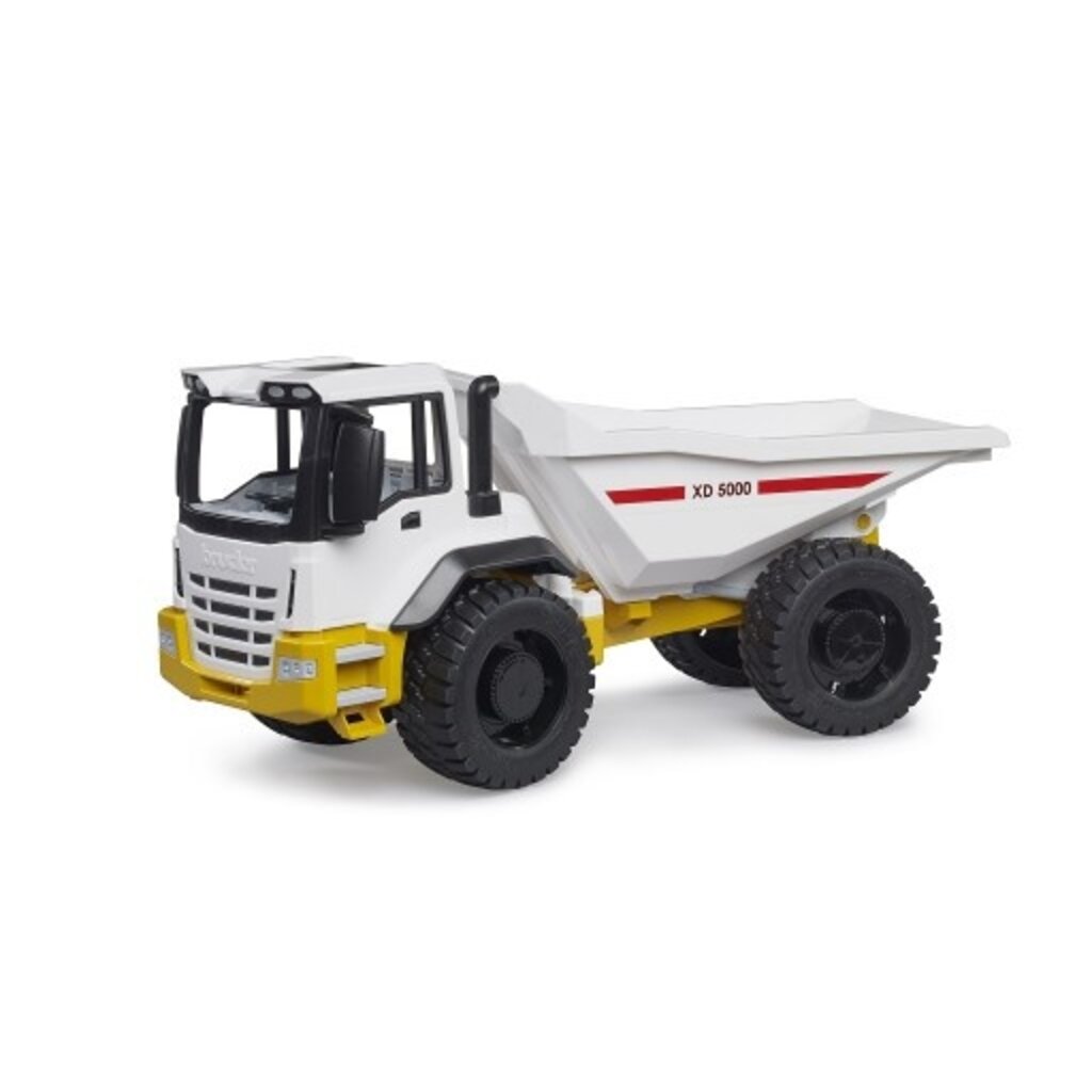 BRUDER NEW Bruder Dump Truck - Yellow/White