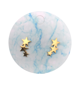 BEYOND THE RAINBOW GOLD STUDS -  ASSORTMENT