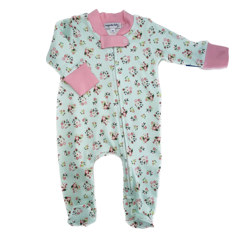 MAGNOLIA BABY Aurora's Classics Printed Zipped Footie - PK