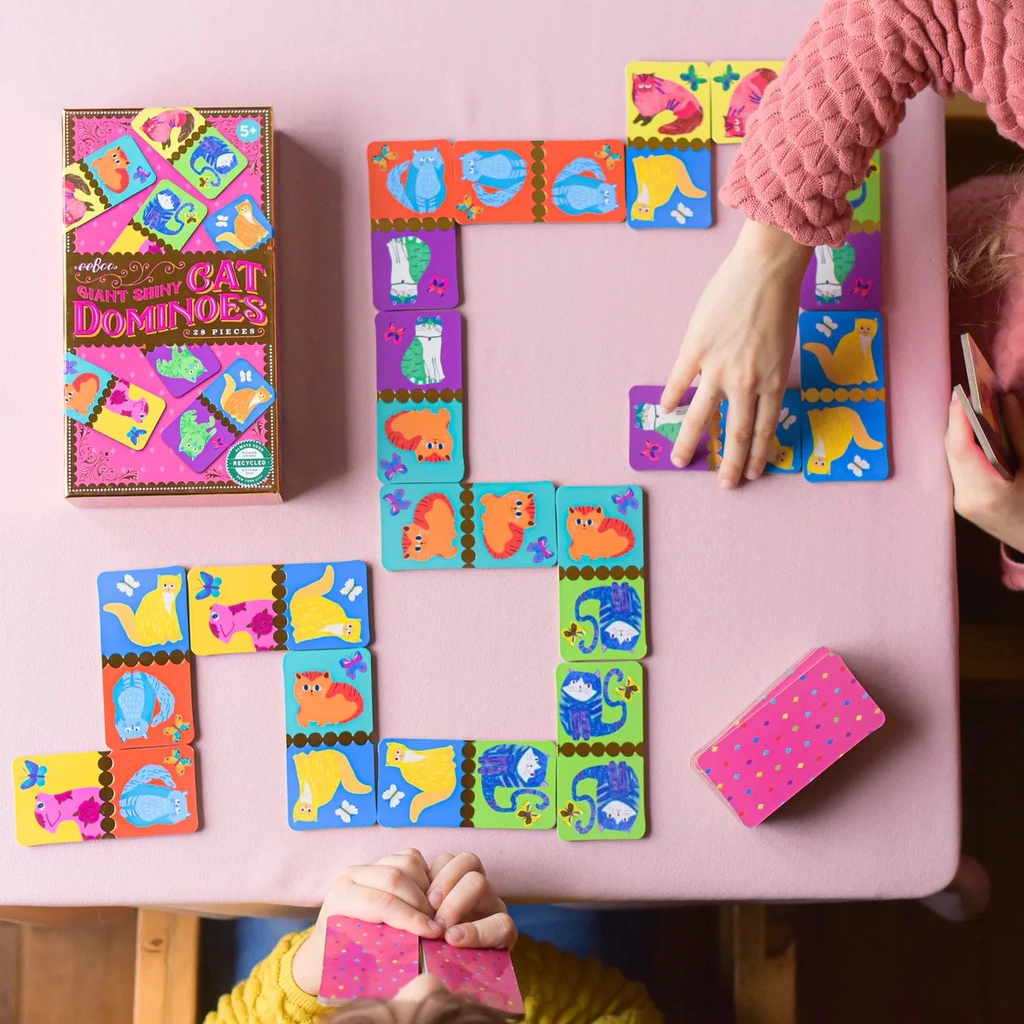 eeBoo GIANT SHINY CAT DOMINOES