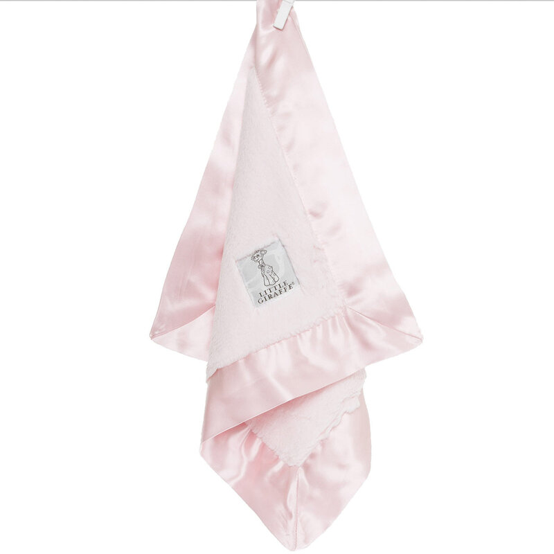 LITTLE GIRAFFE LUXE BLANKY - PINK