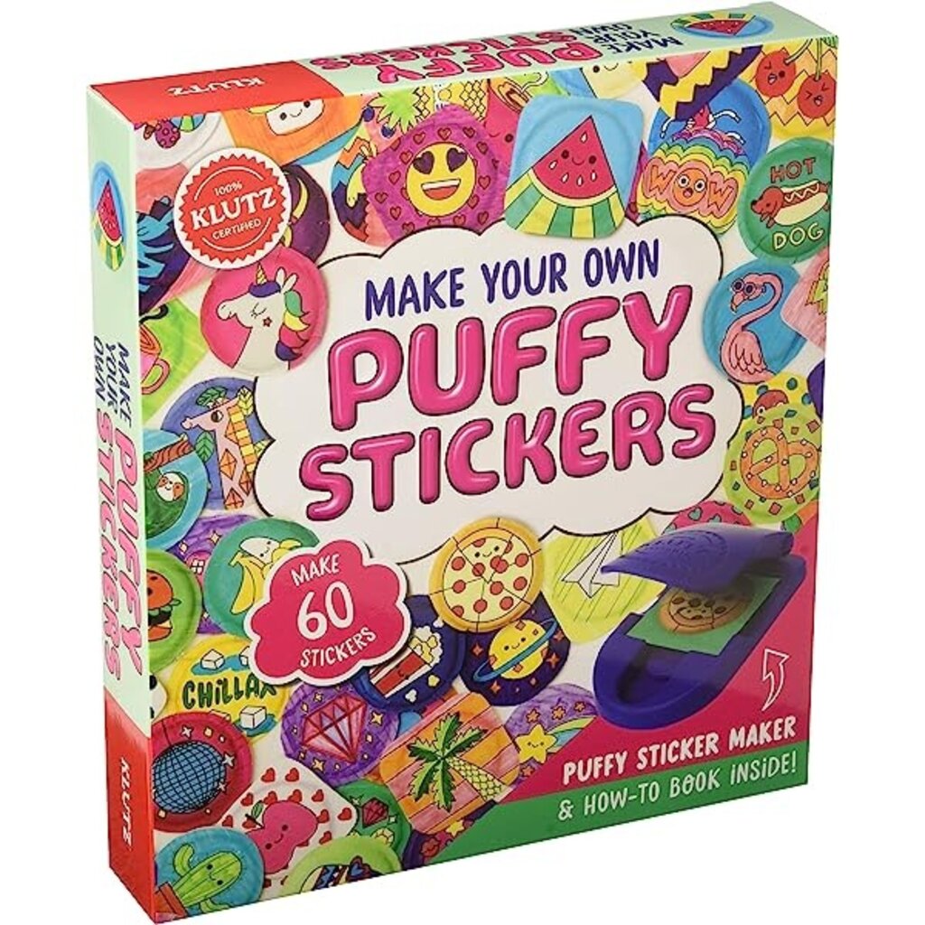 KLUTZ MAKE YOUR OWN PUFFY STICKERS