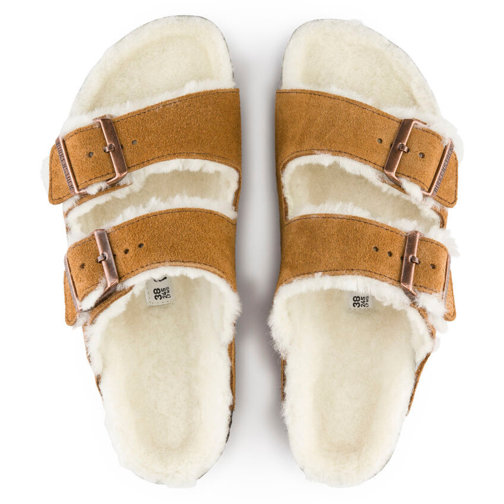 birkenstock ARIZONA SHEARLING MINK