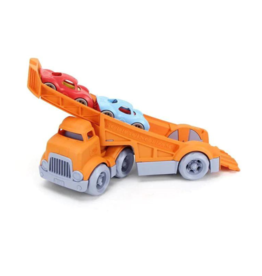 GREEN TOYS RACING TRUCK WITH 2 RACERS