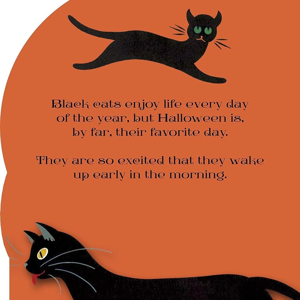 LAUGHING ELEPHANT BOOKS BLACK CATS AT HALLOWEEN