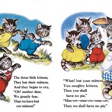 LAUGHING ELEPHANT BOOKS THE THREE LITTLE KITTENS-BOARD BOOD