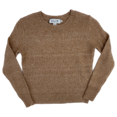 MINI MOLLY GIRLS KNITTED SWEATER-CAMEL