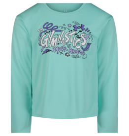 UNDER ARMOUR GIRLS UA SCRIBBLE GYMNAST LS