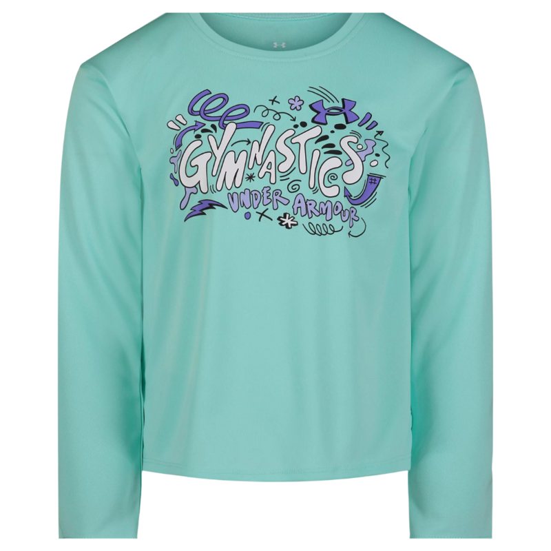 UNDER ARMOUR GIRLS UA SCRIBBLE GYMNAST LS