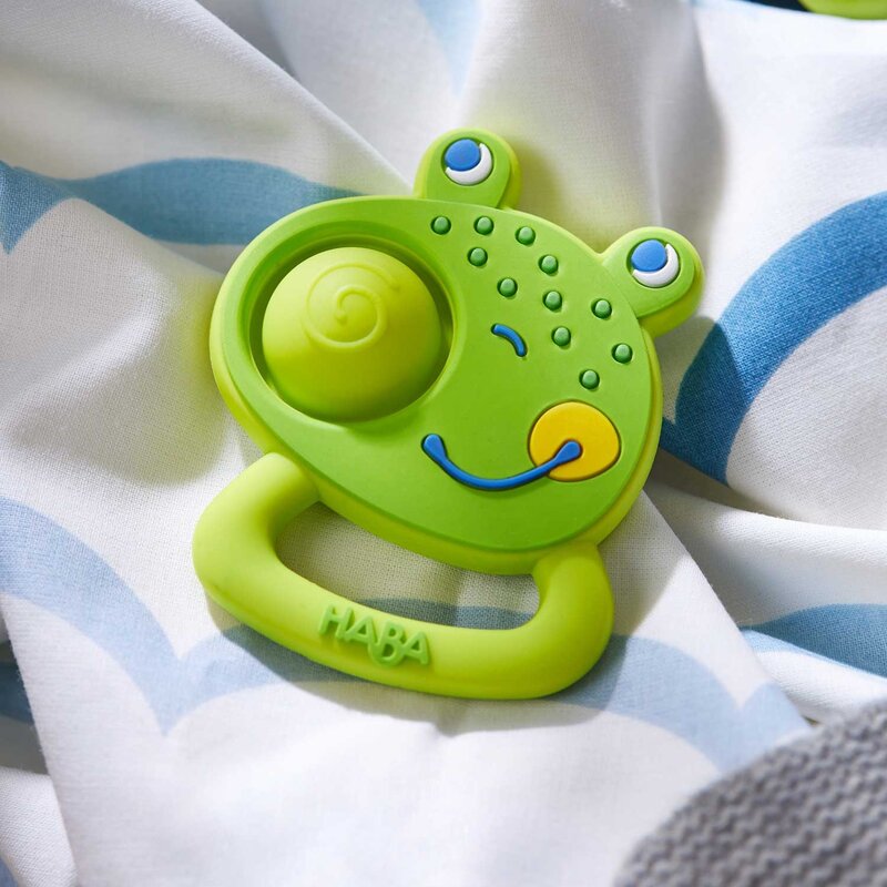 HABA FROG POPPING CLUTCHING TOY