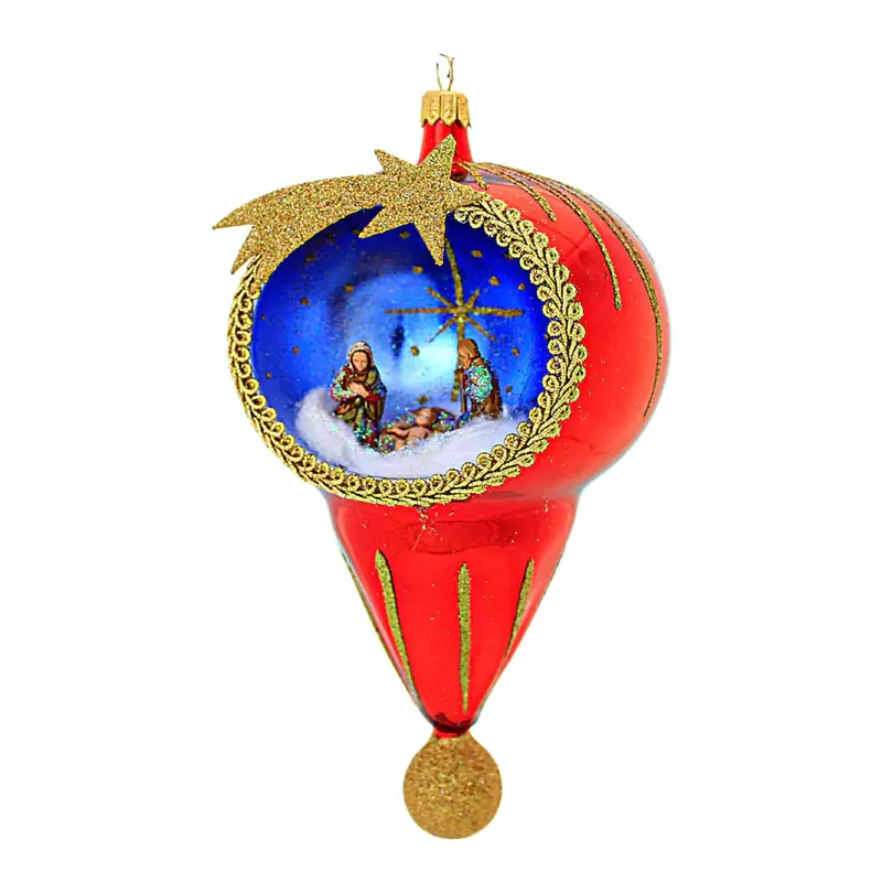 HEARTFULLY YOURS CRIMSON MARIA LUISA ORNAMENT