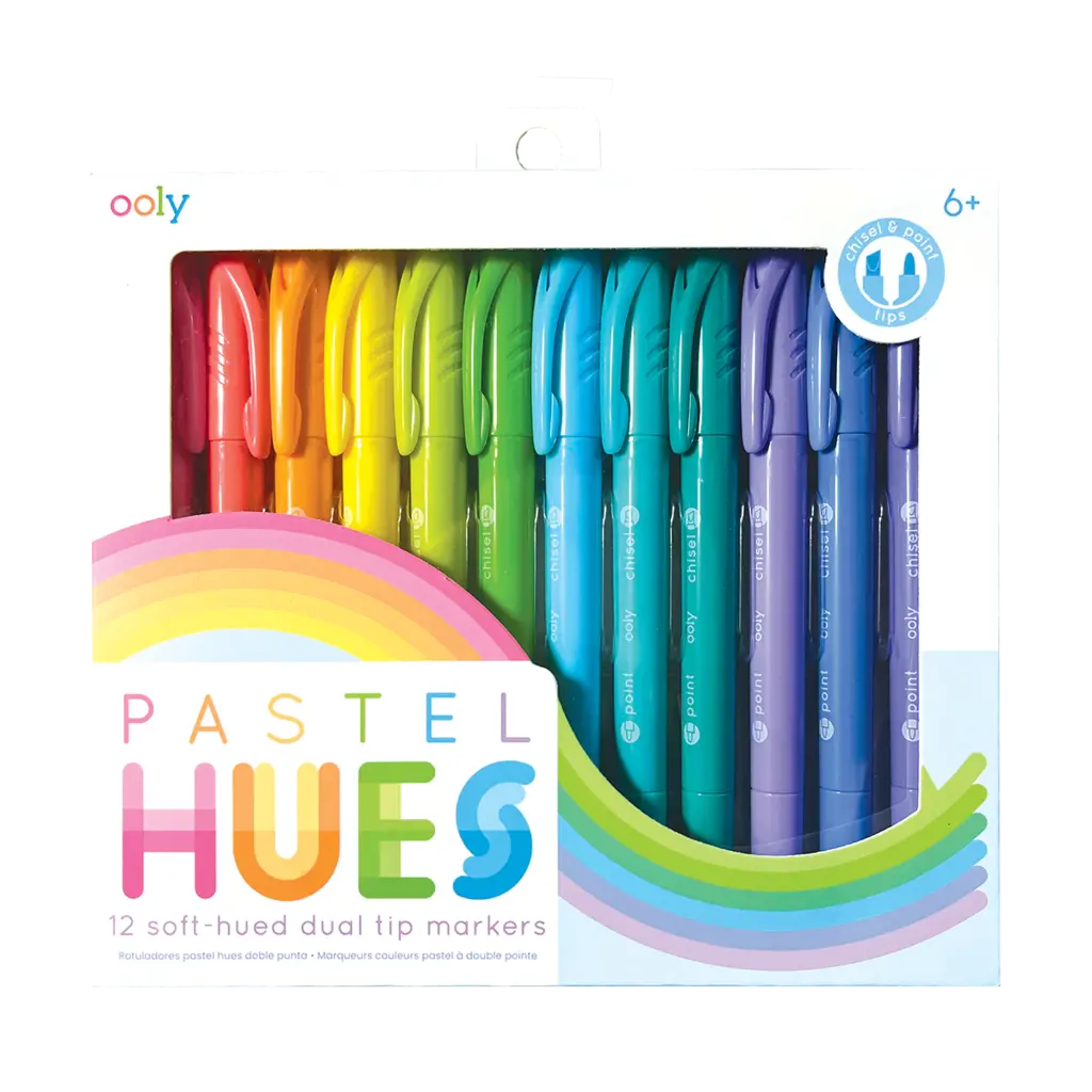 OOLY PASTEL HUES MARKERS-SET OF 12