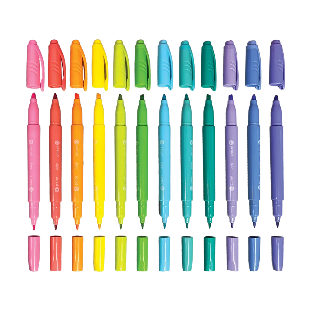 OOLY PASTEL HUES MARKERS-SET OF 12