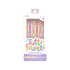 OOLY TUTTI FRUITTI SCENTED COLORED GEL PENS-SET OF 6