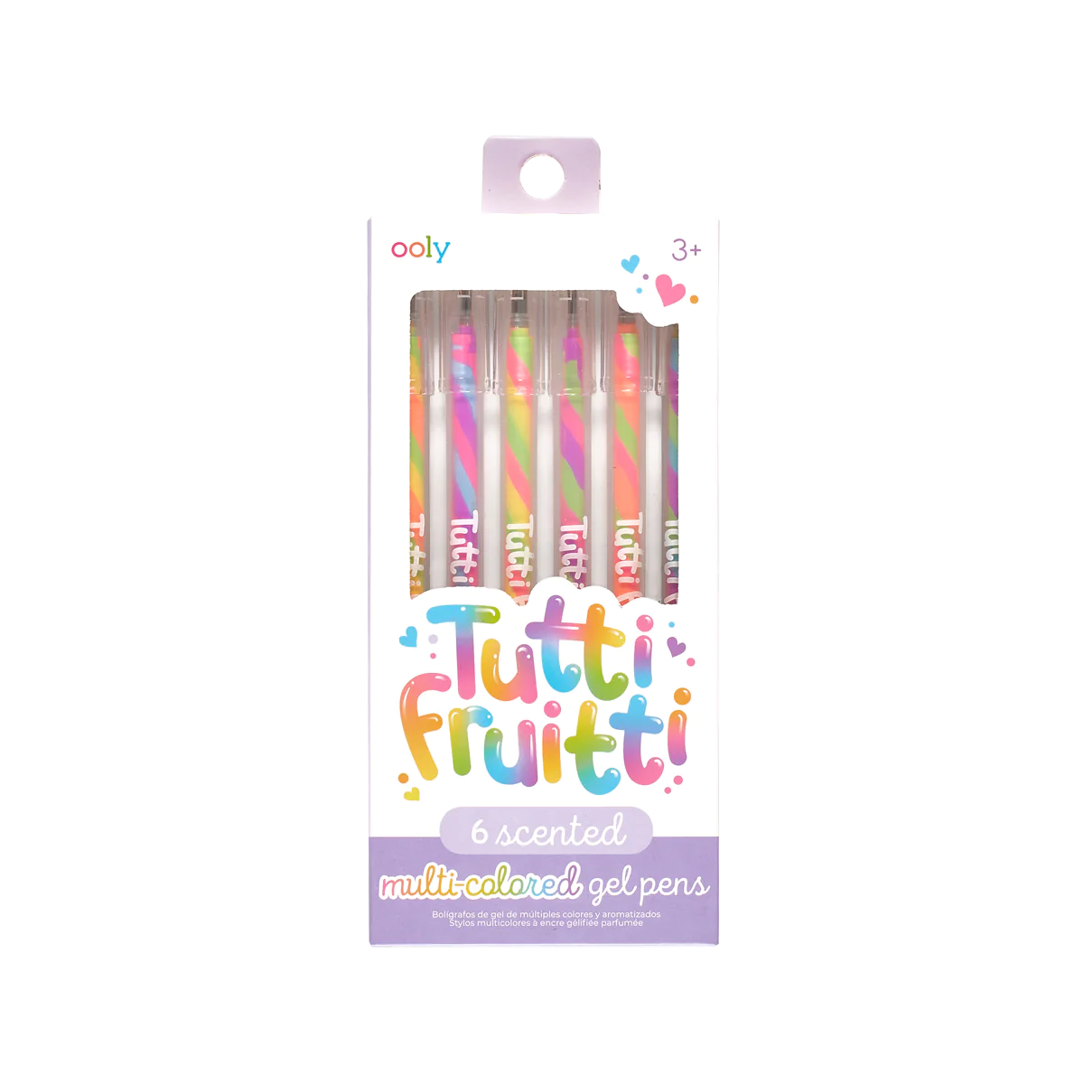 TUTTI FRUITTI SCENTED COLORED GEL PENS-SET OF 6 - Beyond The Rainbow